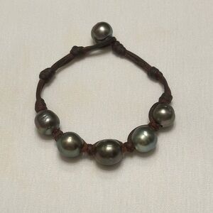 Wendy Mignot Tahitian Pearl Breezy Bracelet  7.25”